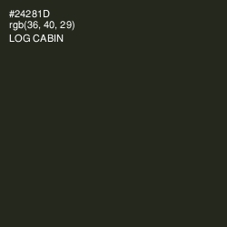 #24281D - Log Cabin Color Image